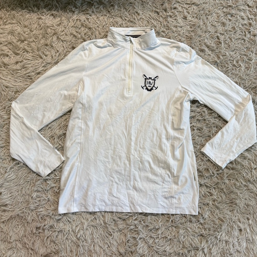 Women’s XXL White Horseware Long Sleeve Horseback Riding Sunshirt. Good Cond.